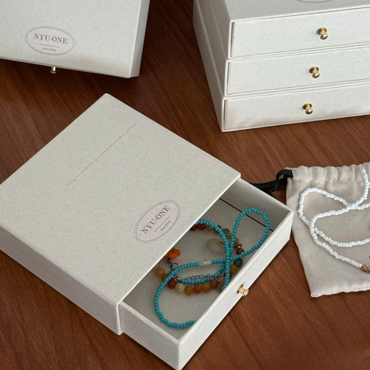 Small-size Drawer Jewelry Box